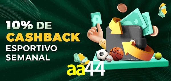 10% de bônus de cashback na aa44