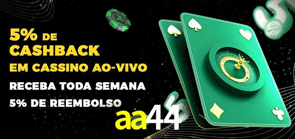 Promoções do cassino ao Vivo aa44